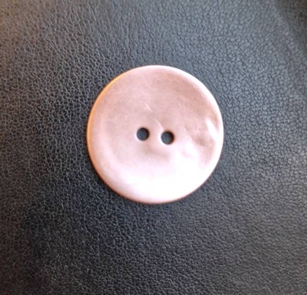 Bilde av Perlemorsknapp støvrosa rose gold 23 mm