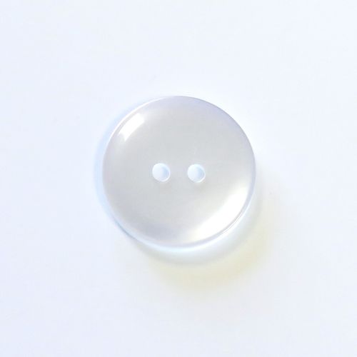 Transparent knapp 2 hull 20 mm