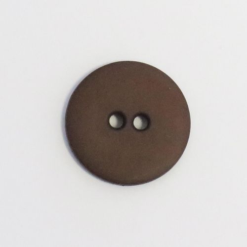 Knapp 2 hull 18 mm brun