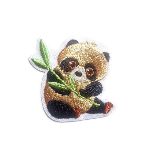 Strykemerke panda med bambus