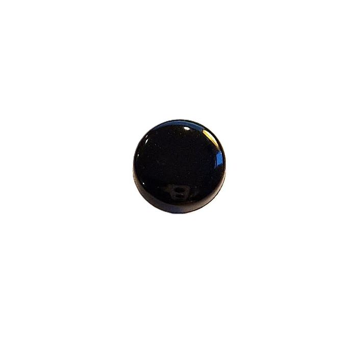 Hovedbilde Mini knapp med øye sort 7 mm