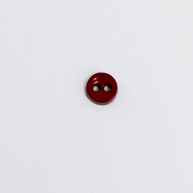 Hovedbilde Mini knapp vinrød burgunder 6 mm