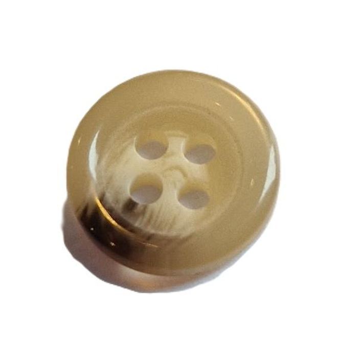 Hovedbilde Skjorteknapp beige blank 11 mm