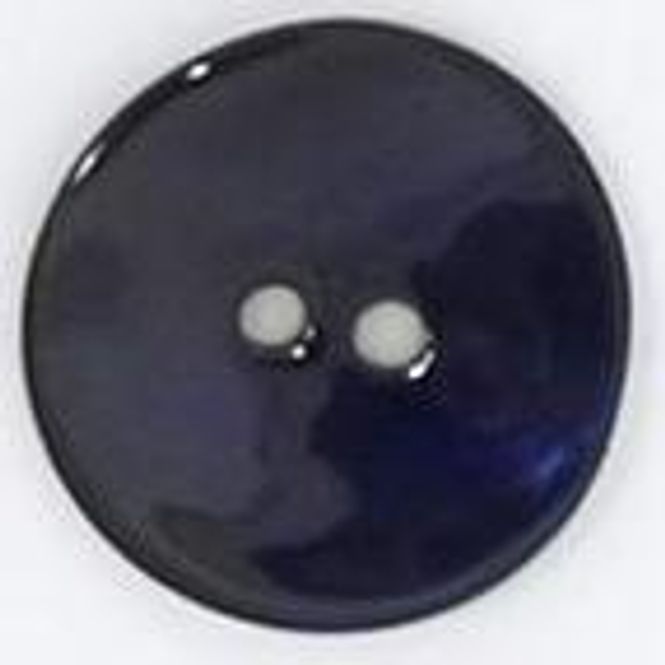 Hovedbilde Perlemorsknapp 2 hulls matt indigo 18 mm
