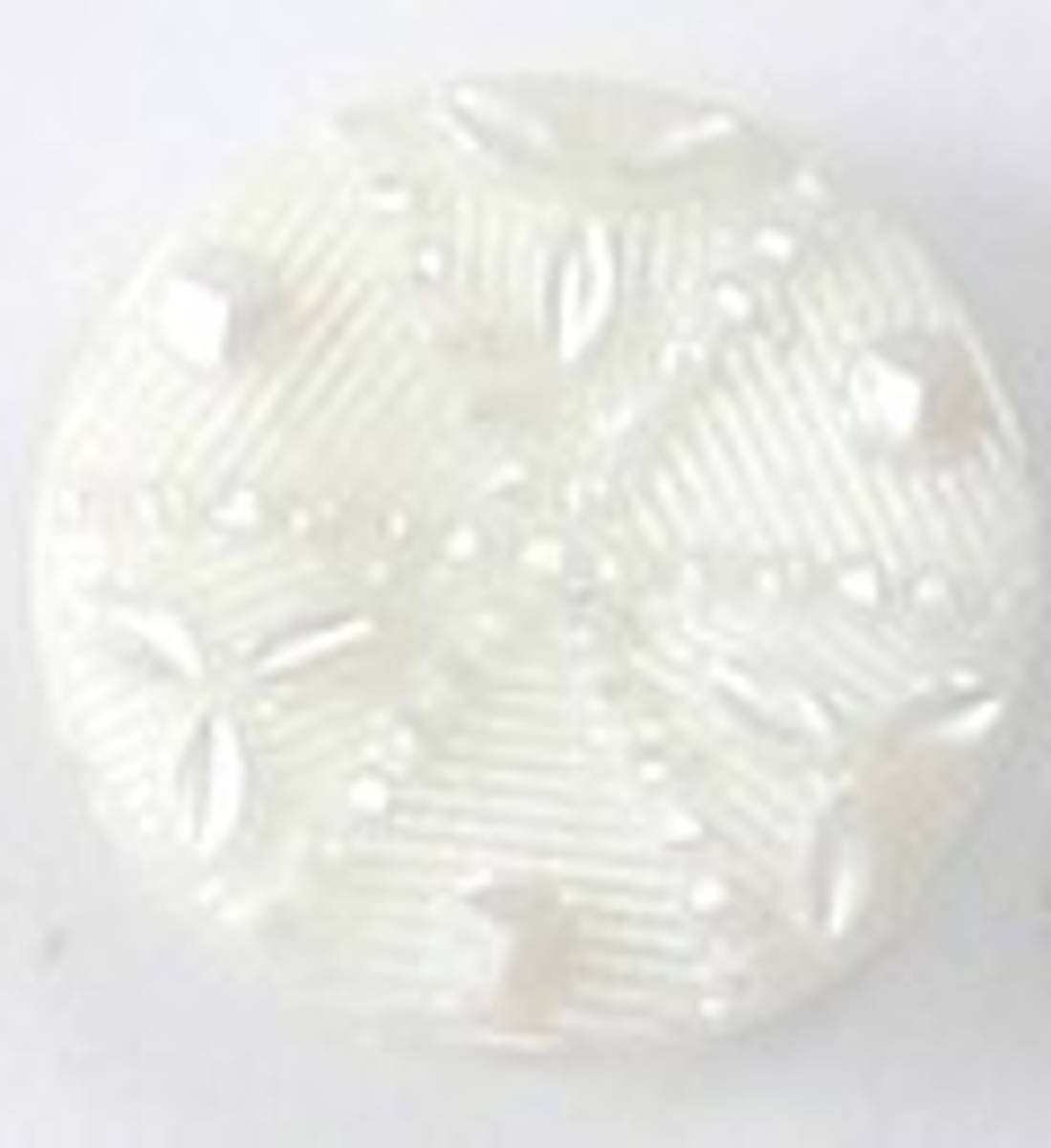 Polyesterknapp øyeknapp hvit blonde 12 mm