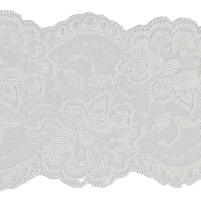 Hovedbilde Elastisk blonde 92 mm hvit