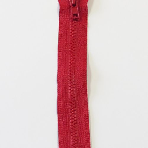YKK Glidelås 6 mm VISLON delbar plast rød 25 cm