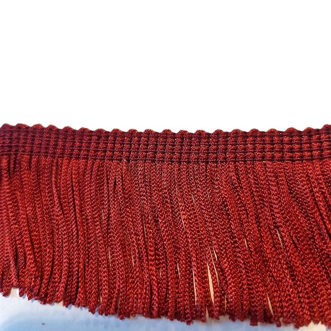 Hovedbilde Frynse dyp rød 10 cm