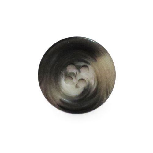 Knapp 4 hull melert sort 18 mm