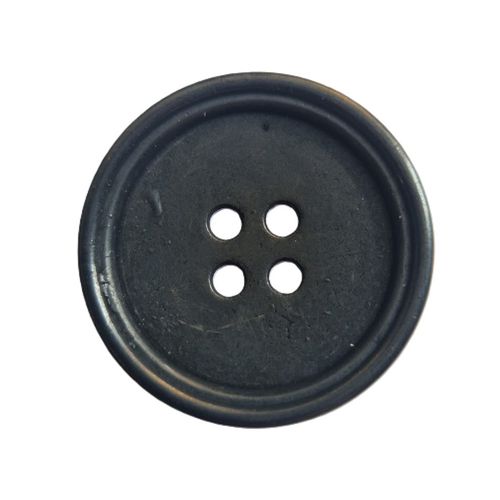 Metallknapp 4 hull sort 20 mm