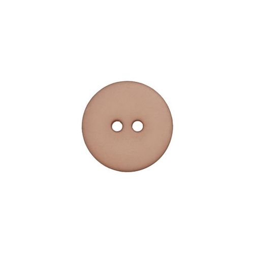 Polyesterknapp 2 hulls matt beige 25 mm