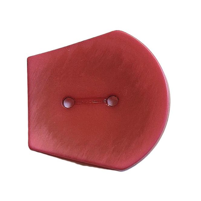 Hovedbilde Knapp 2 hull oval form 34 mm mørk rosa